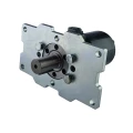 Hidraulikus motor BMR folyadékszállítás: 250cm3/ford. fordulatszám: 250ford./perc tengely: 32mm, rögzítőkonzollal. 4 szerelőlyuk