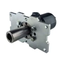 Hidraulikus motor BMR folyadékszállítás: 400cm3/ford. fordulatszám: 150ford./perc tengely: 32mm, rögzítőkonzollal valamint tengelyre szerelt hüvellyel. 4 szerelőlyuk