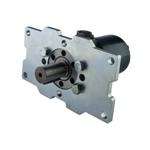 Hidraulikus motor BMR folyadékszállítás: 400cm3/ford. fordulatszám: 150ford./perc tengely: 32mm, rögzítőkonzollal. 4 szerelőlyuk   