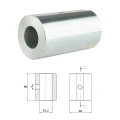 Hydraulikus munkahenger keresztirányú persely, méret választás szerint