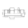 Egyenes válaszfal-csavarzat M18x1,5 - M18x1,5 ellenanyás
