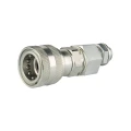 Hydraulikus gyorscsatlakozó excentrikus euro aljzat puha PUSH 1/2"