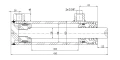 Kettős működésű hidraulikus munkahenger 50/28, lökethossz: 300mm, rögzítés nélküli standard