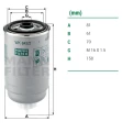 Üzemanyagszűrő WK842/2 (MTZ) P550588 000946870 PP837