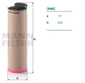Levegőszűrő IFA URSUS CF300 P780030 AF26392 WA41840