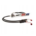 Hydraulikus készlet, kiegészítő szekció homlokrakodóhoz, PUSH-PULL gyorscsatlakozók + tartólemez + 6/2 elektromos szelep + 3,5 m hidraulika vezeték