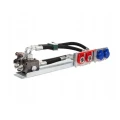 Hydraulikus készlet, kiegészítő szekció homlokrakodóhoz, PUSH-PULL gyorscsatlakozók + tartólemez + 6/2 elektromos szelep