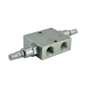 Kettős nyomáshatároló szelep VAU, menetek: 1/4" átfolyás: 30L/perc nyomás: 50-250 bar