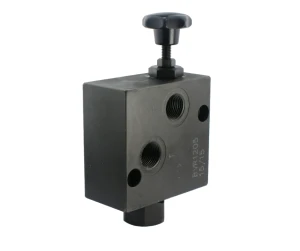 Hidraulikus áramlásszabályozó szelep hidraulikus motorhoz BVR1205 , menetek: 1/2", átfolyás: 90L/perc