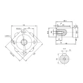 16 kW-os 805 ford./perces SMSY 80 hidraulikus motor 226 Nm-ig megnövelt tengelynyomatékkal