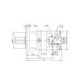 18 kW-os 590 ford./perces SMSY 125 hidraulikus motor 355 Nm-ig megnövelt tengelynyomatékkal