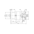 17 kW-os 235 ford./perces SMSY 315 hidraulikus motor 870 Nm-ig megnövelt tengelynyomatékkal