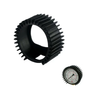 Fekete gumi burkolat a 63 mm-es óraátmérőjű manométerhez